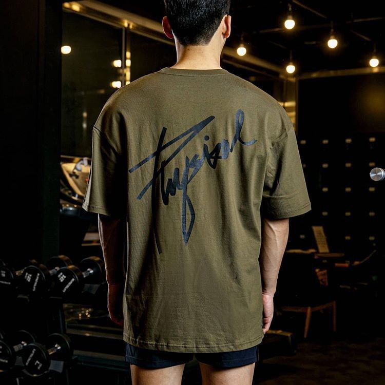 Half-Sleeved Loose Fitness Tj-Shirt
