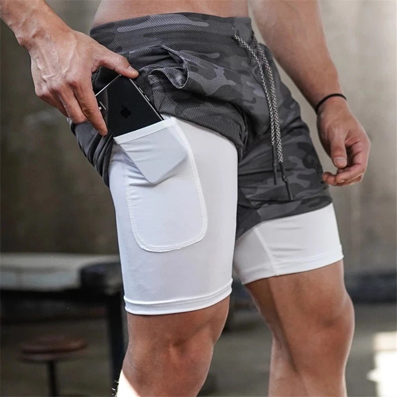 Double-Deck Quick Dry Workout Shorts