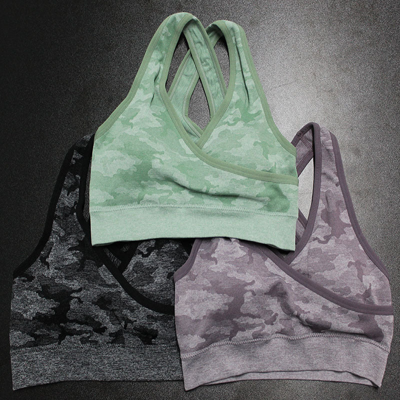 Leopard Print Fitness Bra And Pants Set