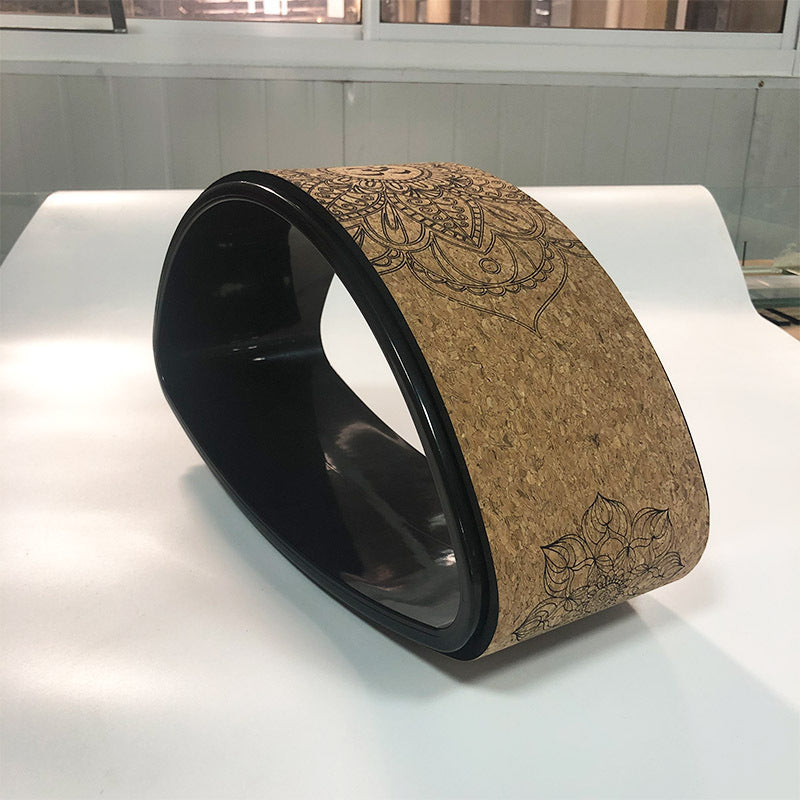 Cork Half-Round Backbend Yoga Wheel