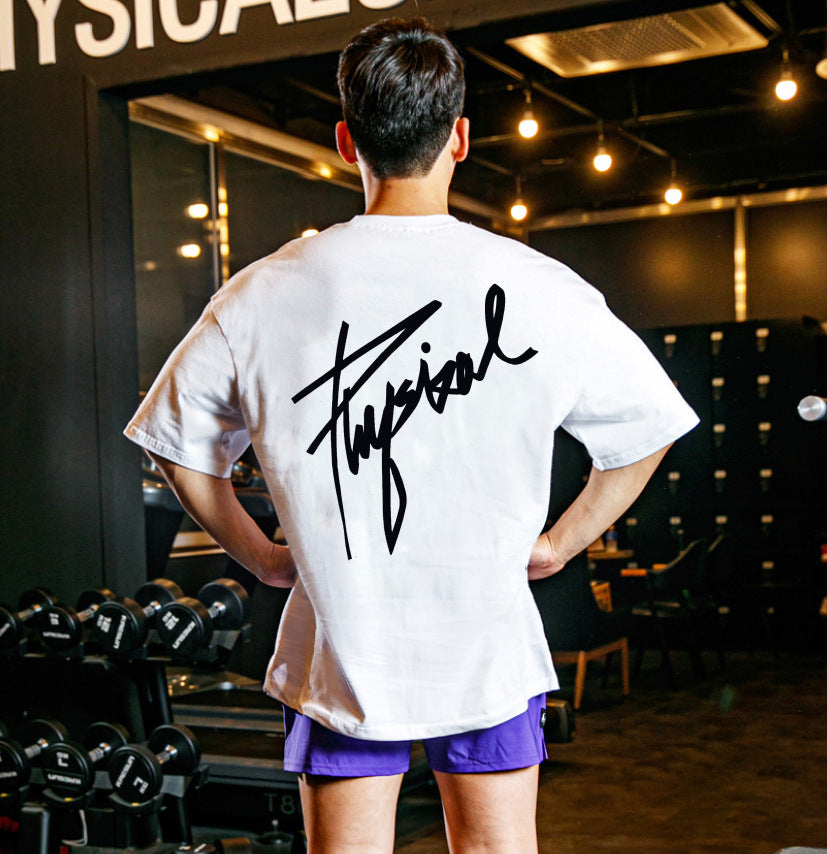 Half-Sleeved Loose Fitness Tj-Shirt