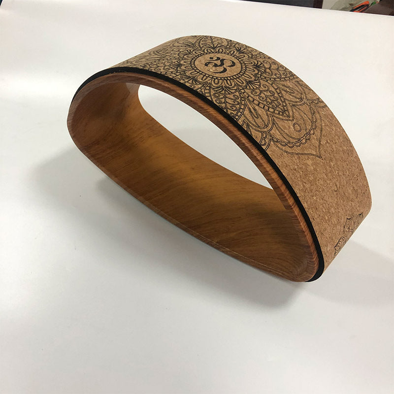 Cork Half-Round Backbend Yoga Wheel