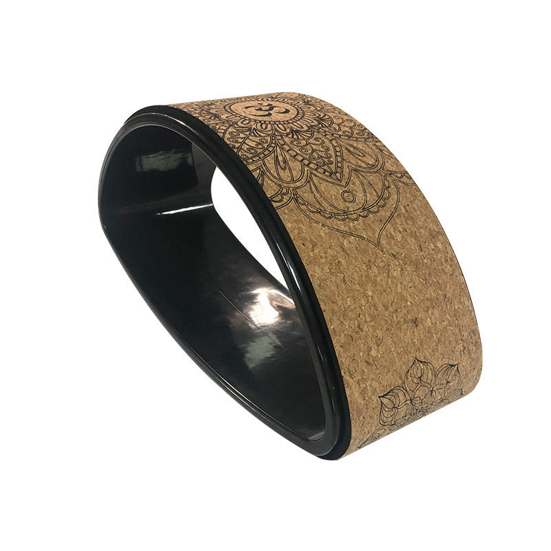 Cork Half-Round Backbend Yoga Wheel