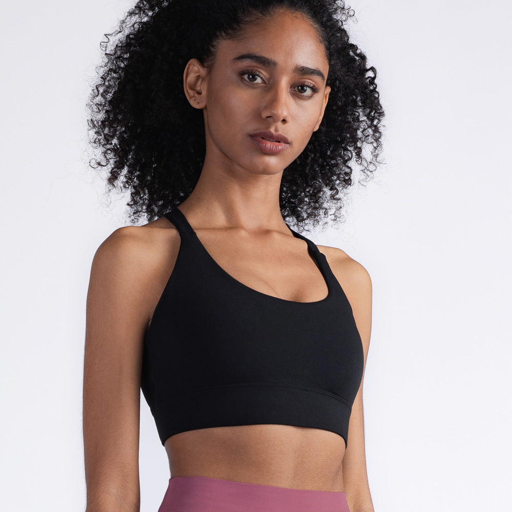 Hollow Buckle Sports Fitness Bra