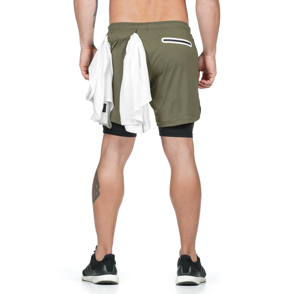 Double-Deck Quick Dry Workout Shorts