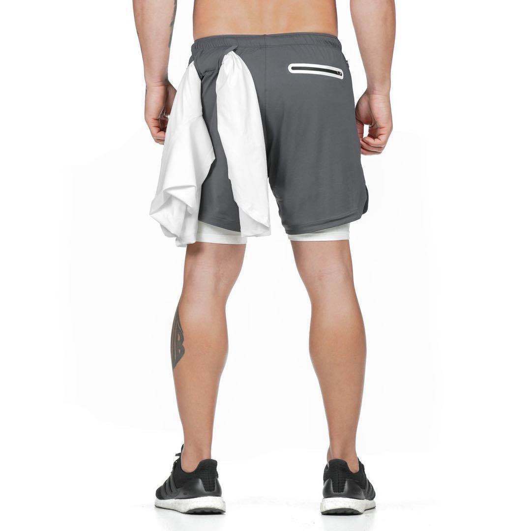 Double-Deck Quick Dry Workout Shorts