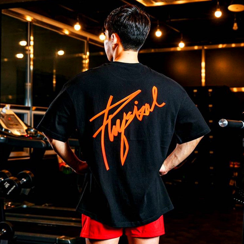 Half-Sleeved Loose Fitness Tj-Shirt