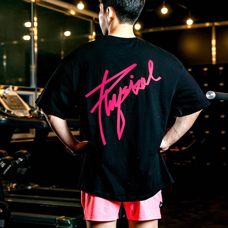 Half-Sleeved Loose Fitness Tj-Shirt