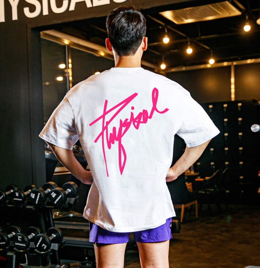 Half-Sleeved Loose Fitness Tj-Shirt