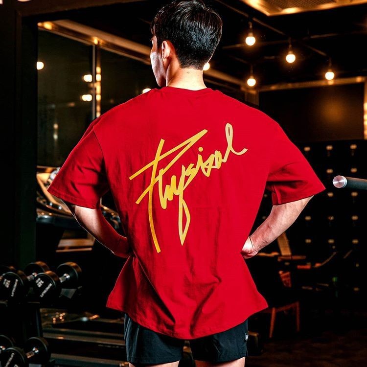Half-Sleeved Loose Fitness Tj-Shirt